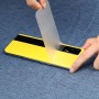 Ibywind Cristal Templado para Realme GT 5G, [2 Piezas],con Metálico Protector de Lente de Cámara,Atrás Pegatina Protectora Fibra