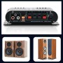 Ocnvlia Amplificador de Potencia -838 HiFi de 2.1 Canales, Amplificador de Sonido de Graves Estéreo de 80 W X 2 con Salida de