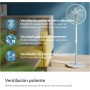 Philips Ventilador de torre Serie 5000, altura de 105cm, oscilación, mando a distancia, temporizador, 3 modos, 40 W, flujo de