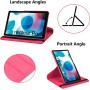 Dlahaby Funda para Realme Pad de 10,4 pulgadas, rotación de 360 grados, piel sintética, con función atril, funda protectora para
