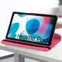 Dlahaby Funda para Realme Pad de 10,4 pulgadas, rotación de 360 grados, piel sintética, con función atril, funda protectora para