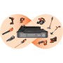 BLACK+DECKER Taladro Atornillador 18V, Par máximo 30Nm, Portabrocas 10mm, 1 Batería Litio 1.5Ah, Luz LED, Incluye Cargador 400mA