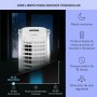 Klarstein Aire Acondicionado Portatil 4 en 1, Climatizador Aire 65 W Silencioso, Modo Noche 6L Humidifiicador, Ventilador,