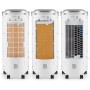 Klarstein Aire Acondicionado Portatil 4 en 1, Climatizador Aire 65 W Silencioso, Modo Noche 6L Humidifiicador, Ventilador,