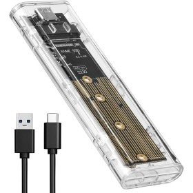 AXFEE Carcasa SSD M.2 NVMe, Carcasa Disco Duro SSD, Caja Disco Duro Lector Disco Duro 10Gbps USB 3.1 Gen 2, Compatible con