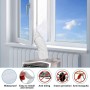 MOEGFY 400CM Kit Ventana Aire Acondicionado Portatil, Aislante Aire Acondicionado Portatil, Aislante Ventana Aire Acondicionado,
