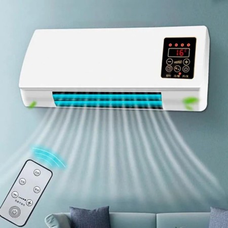 Split Max Aire Acondicionado Portatil, Aire Acondicionado PortáTil 2 En 1, Nuevo Aire Acondicionado De Pared, Con Control