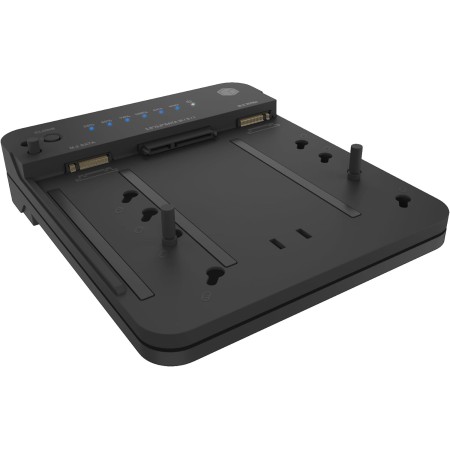 ICY BOX HDD/M.2 NVMe SSD Docking Station USB 3.2 Gen 2 (10 Gbps), estación de clonación y Lector de Discos Duros (SATA 2,5/3,5