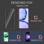 Dabuu 3 Piezas Protector de Pantalla para Realme C53 + 3 Piezas Protector de Lente de Cámara, 9H Dureza, Anti-Arañazos, HD