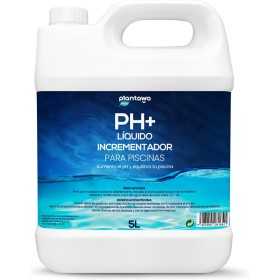 PLANTAWA Incrementador de pH para Piscinas 5 litros | Regulador de pH, Elevador pH+ para Piscinas y Spas, Aumenta el pH del