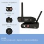 Marmitek Transmisor de Audio Inalámbrico WA300 - Conecte su Dispositivo de Audio de forma Inalámbrica a su Sistema Estéreo -