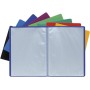 Exacompta 8541E - Carpeta de 40 fundas PVC, A4, color negro