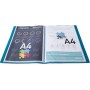 Exacompta 8541E - Carpeta de 40 fundas PVC, A4, color negro
