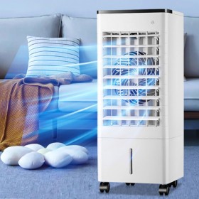 GWFBLID Aire Acondicionado Portátil Enfriador de Aire de 9Lcon Temporizador de 15H 3 Velocidades 40dB Control Remoto