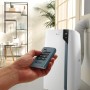 De'Longhi Pinguino PAC EX105+++, Aire Acondicionado Portátil con Tecnología EcoRealFeel, 10.000 BTU/h, 2,5kW, hasta 100m³,