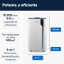 De'Longhi Pinguino PAC EX105+++, Aire Acondicionado Portátil con Tecnología EcoRealFeel, 10.000 BTU/h, 2,5kW, hasta 100m³,