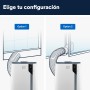 De'Longhi Pinguino PAC EX105+++, Aire Acondicionado Portátil con Tecnología EcoRealFeel, 10.000 BTU/h, 2,5kW, hasta 100m³,
