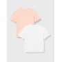 Diadora Ju.Double Pack Camiseta SS Logo T-Shirt Niños