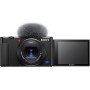 Sony ZV-1 - Cámara compacta Premium ZV1AB.CE3 Cargador Incluido (Sensor de Tipo 1,0, Lente F1.8-2.8 de 24 a 70 mm, vídeo 4K,