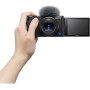 Sony ZV-1 - Cámara compacta Premium ZV1AB.CE3 Cargador Incluido (Sensor de Tipo 1,0, Lente F1.8-2.8 de 24 a 70 mm, vídeo 4K,