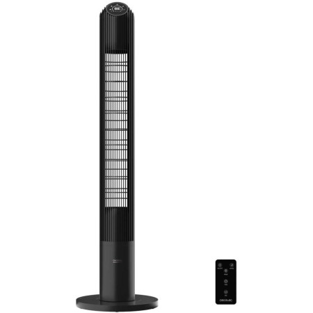 Cecotec Ventilador de Torre con Ionizador EnergySilence 470 Max Skyline Ionic. 45W, 47" (119cm), Pantalla LED Táctil, Mando a