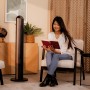 Cecotec Ventilador de Torre con Ionizador EnergySilence 470 Max Skyline Ionic. 45W, 47" (119cm), Pantalla LED Táctil, Mando a