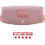 JBL Charge 5 Altavoz inalámbrico portátil con Bluetooth y batería integrada, resistente al agua (IP67), con PartyBoost para