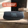 JBL Charge 5 Altavoz inalámbrico portátil con Bluetooth y batería integrada, resistente al agua (IP67), con PartyBoost para