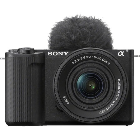 Sony Alpha ZV-E10 II, Cámara de vídeo APS-C mirrorless, con objetivo Kit Power Zoom 16-50 mmf/3.5-5.6 (vídeo 4K60p, grabación en