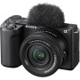 Sony Alpha ZV-E10 II, Cámara de vídeo APS-C mirrorless, con objetivo Kit Power Zoom 16-50 mmf/3.5-5.6 (vídeo 4K60p, grabación en