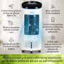 Klarstein IceWind Plus Climatizador Evaporativo – 4 en 1: Ventilador, Enfriador, Humidificador & Purificador, 330 m³/h, Control