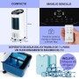 Klarstein IceWind Plus Climatizador Evaporativo – 4 en 1: Ventilador, Enfriador, Humidificador & Purificador, 330 m³/h, Control