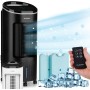 Klarstein IceWind Plus Climatizador Evaporativo – 4 en 1: Ventilador, Enfriador, Humidificador & Purificador, 330 m³/h, Control