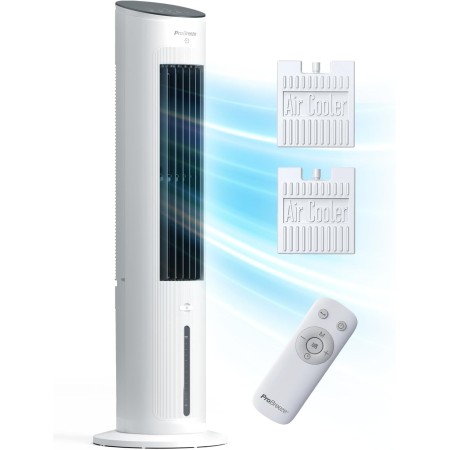 Pro Breeze OmniAir Climatizador Evaporativo Portatil 3 en 1-7L, 3 Modos, 7 Velocidades, Pantalla Digital, Mando a Distancia,
