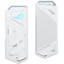 ASUS ROG Strix Arion White Edition - Caja de SSD M.2 NVMe (USB3.2 Gen 2 de Tipo C 10 Gbps, Cables USB-C a C y USB-C a A,