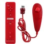 OSTENT 2 en 1 Mando a Distancia Construido en Motion Plus + Nunchuk para Nintendo Wii Juego - Negro