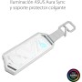 ASUS ROG Strix Arion White Edition - Caja de SSD M.2 NVMe (USB3.2 Gen 2 de Tipo C 10 Gbps, Cables USB-C a C y USB-C a A,