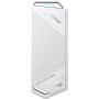 ASUS ROG Strix Arion White Edition - Caja de SSD M.2 NVMe (USB3.2 Gen 2 de Tipo C 10 Gbps, Cables USB-C a C y USB-C a A,