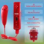 OSTENT 2 en 1 Mando a Distancia Construido en Motion Plus + Nunchuk para Nintendo Wii Juego - Negro