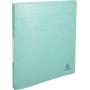 Exacompta - 54410E - 1 Juego de 4 Carpetas Semirrígidas Maïa en Polipropileno Reciclado - 2 Anillas Redondas Diam 30 mm -