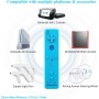 OSTENT 2 en 1 Mando a Distancia Construido en Motion Plus + Nunchuk para Nintendo Wii Juego - Negro