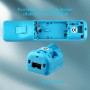 OSTENT 2 en 1 Mando a Distancia Construido en Motion Plus + Nunchuk para Nintendo Wii Juego - Negro
