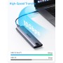 Beikell Carcasa M.2 NVMe SSD, Sin Herramientas USB 3.2 Gen 2×1 10Gbps Carcasa Adaptador, Caja Disco Duro Soporte
