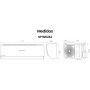 INFINITON Aire Acondicionado SPTSE09A2, 9000 BTU, Wifi Incorporado, Bomba de Calor, Control Remoto, Modo Sleep, A++, Blanco