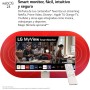 LG 32SR83U-W - MyView Smart Monitor, 32 Pulgadas, 3840 x 2160 (Ultra HD 4K), Panel IPS, webOS 23, ThinQ App, Blanco