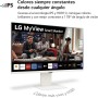 LG 32SR83U-W - MyView Smart Monitor, 32 Pulgadas, 3840 x 2160 (Ultra HD 4K), Panel IPS, webOS 23, ThinQ App, Blanco