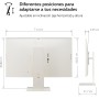 LG 32SR83U-W - MyView Smart Monitor, 32 Pulgadas, 3840 x 2160 (Ultra HD 4K), Panel IPS, webOS 23, ThinQ App, Blanco