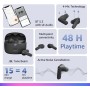 JBL Auriculares Tune Beam In-Ear, inalámbricos, resistentes al agua, cancelación de ruido y tecnología de 4 micrófonos, con