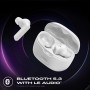 JBL Auriculares Tune Beam In-Ear, inalámbricos, resistentes al agua, cancelación de ruido y tecnología de 4 micrófonos, con