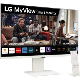 LG 32SR83U-W - MyView Smart Monitor, 32 Pulgadas, 3840 x 2160 (Ultra HD 4K), Panel IPS, webOS 23, ThinQ App, Blanco
